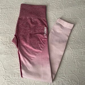 Gymshark pink ombre legging